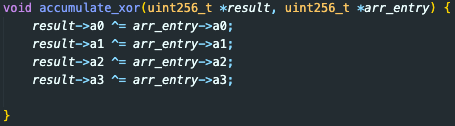 accumulate_xor function